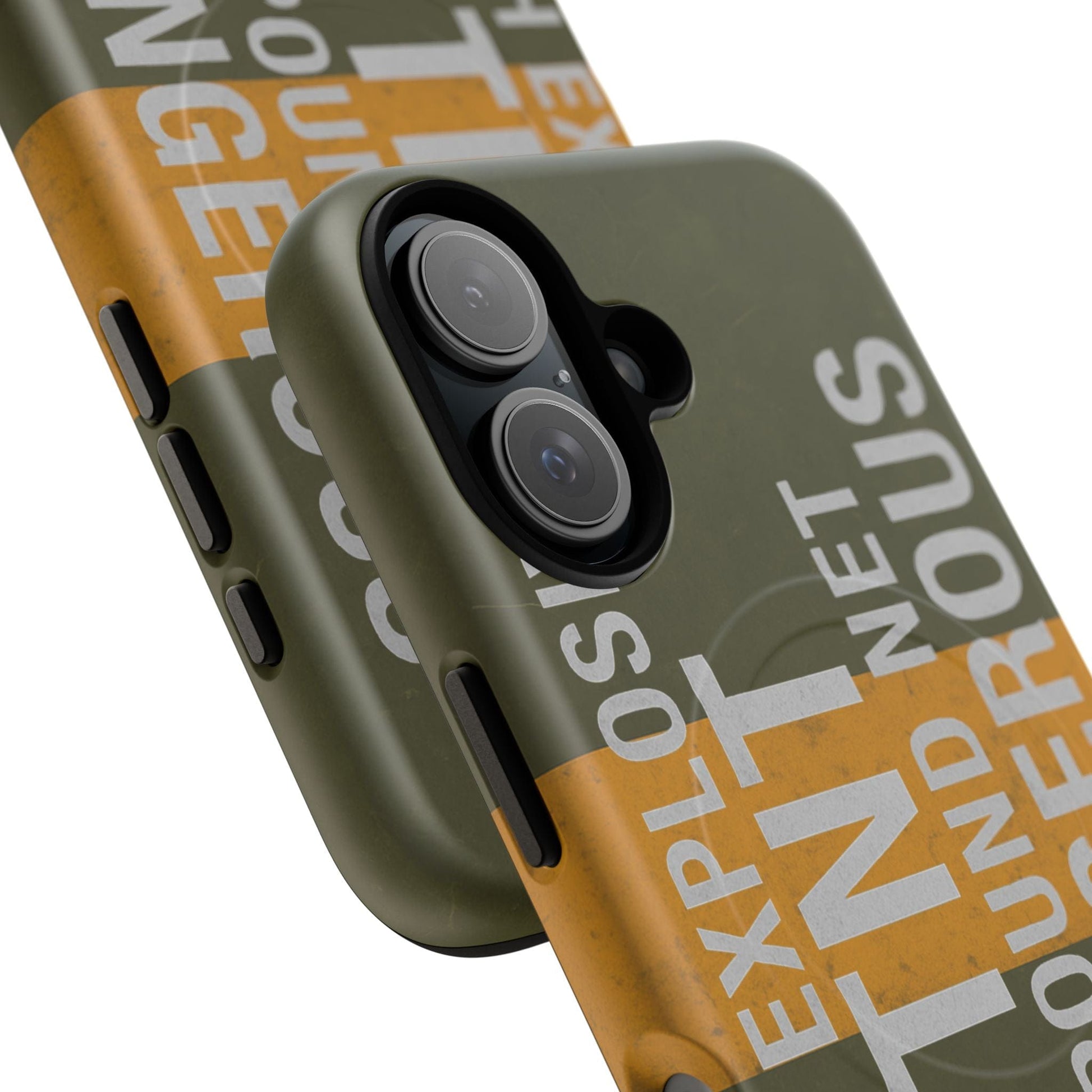 K-Factor Supply Co TNT Demo Block Tough Magnetic iPhone Case