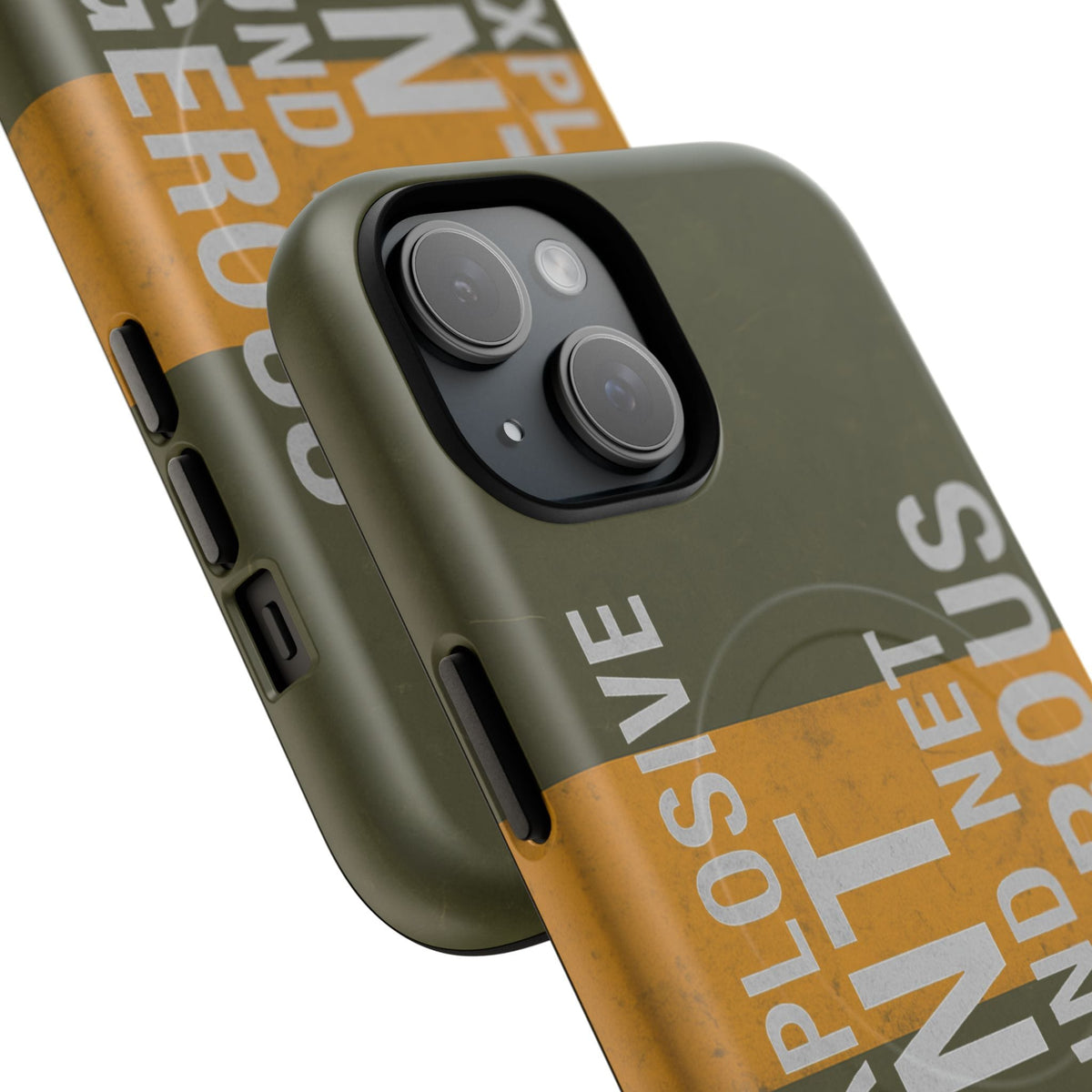 K-Factor Supply Co TNT Demo Block Tough Magnetic iPhone Case