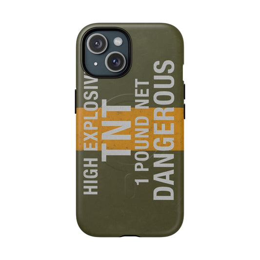 K-Factor Supply Co TNT Demo Block Tough Magnetic iPhone Case iPhone 15 / Matte