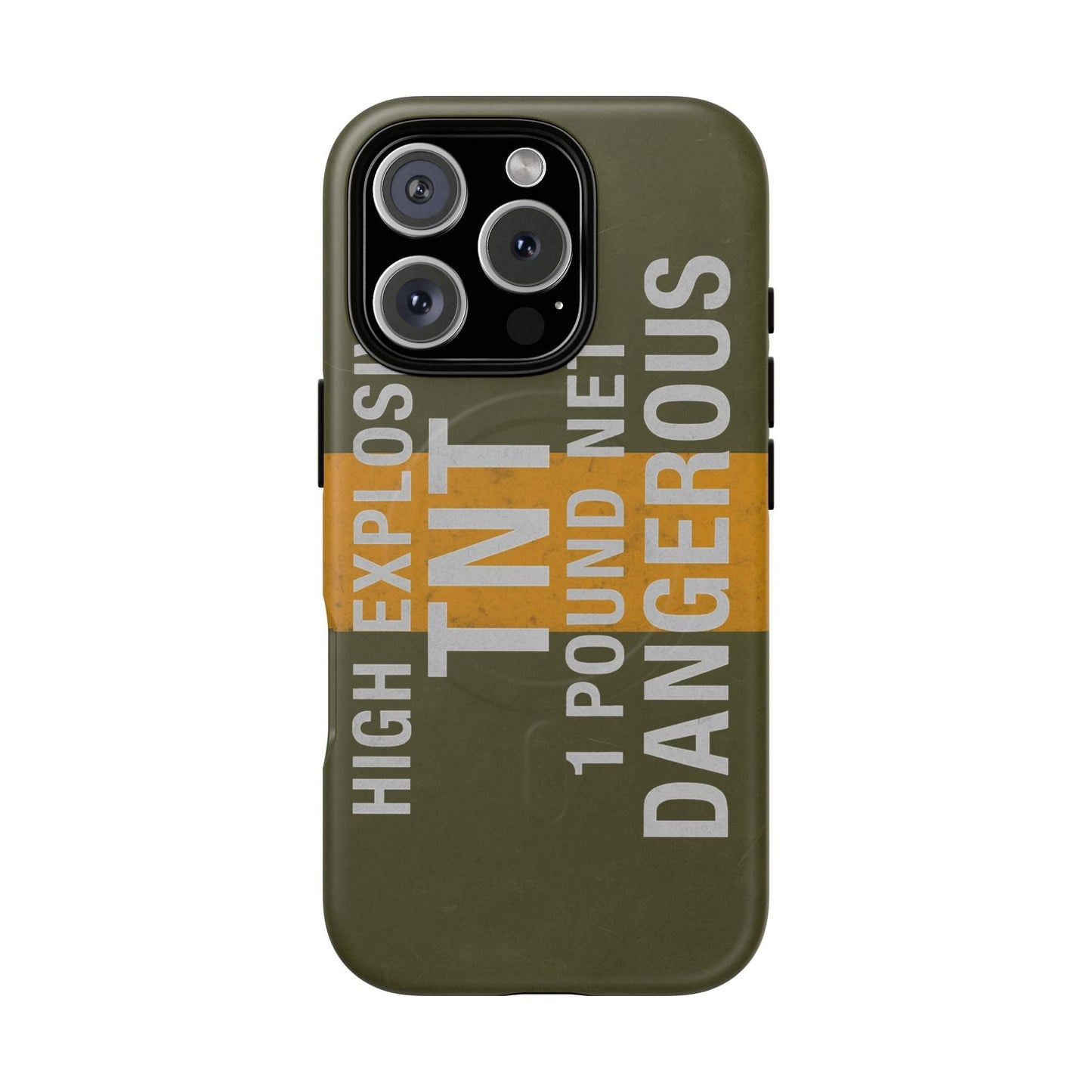 K-Factor Supply Co TNT Demo Block Tough Magnetic iPhone Case iPhone 16 Pro / Matte