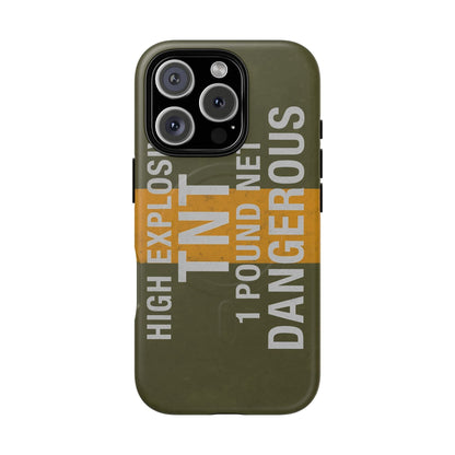 K-Factor Supply Co TNT Demo Block Tough Magnetic iPhone Case iPhone 16 Pro / Matte