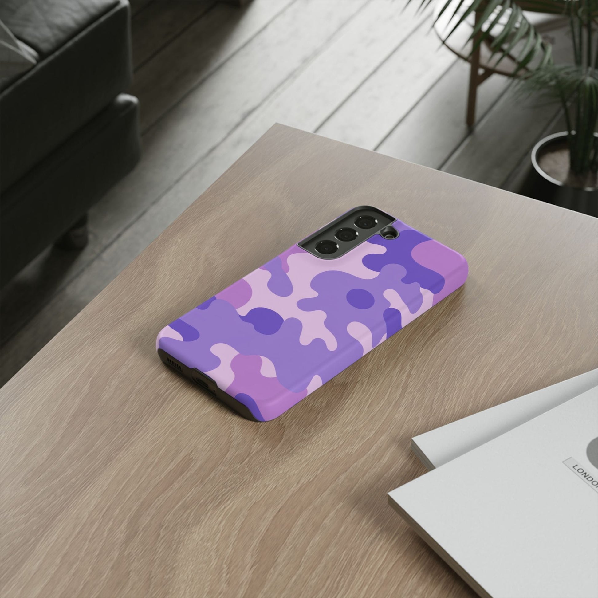 K-Factor Supply Co Ultra Violet Camo Tough Android Case