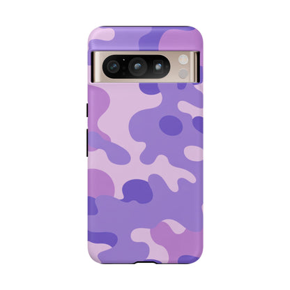 K-Factor Supply Co Ultra Violet Camo Tough Android Case Google Pixel 8 Pro