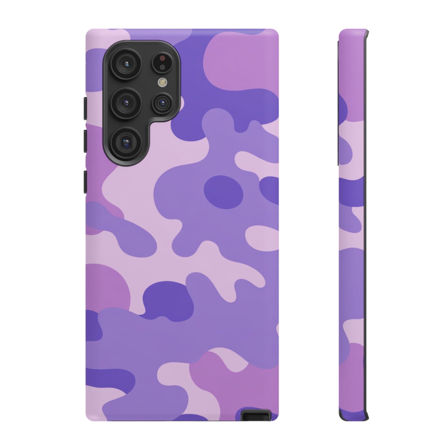K-Factor Supply Co Ultra Violet Camo Tough Android Case Samsung Galaxy S22 Ultra