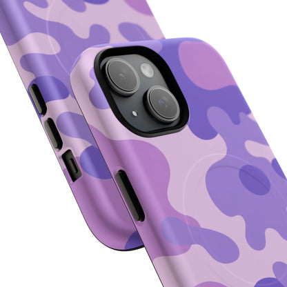 K-Factor Supply Co Ultra Violet Camo Tough Magnetic iPhone Case
