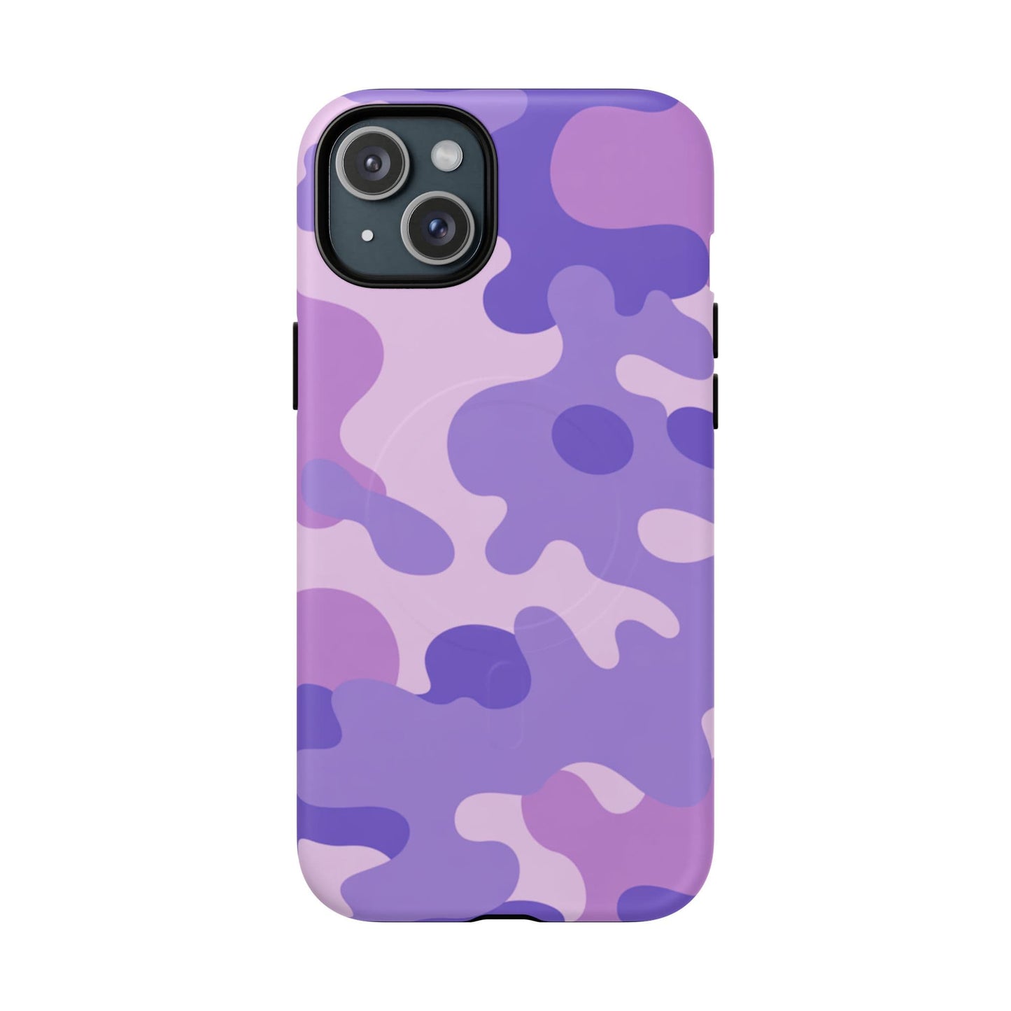 K-Factor Supply Co Ultra Violet Camo Tough Magnetic iPhone Case iPhone 15 Plus