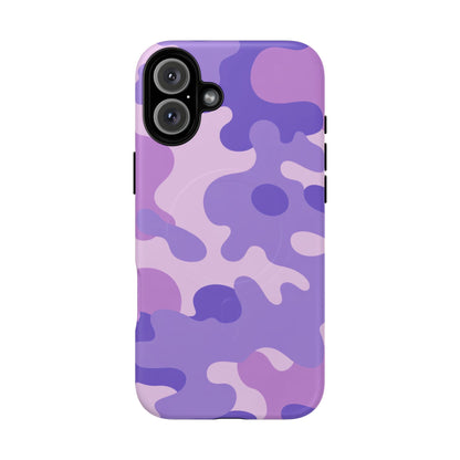 K-Factor Supply Co Ultra Violet Camo Tough Magnetic iPhone Case iPhone 16 Plus