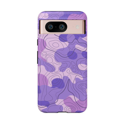 K-Factor Supply Co Ultra Violet Topo Tough Android Case Google Pixel 8