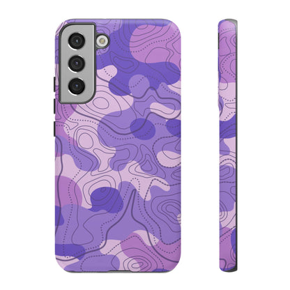 K-Factor Supply Co Ultra Violet Topo Tough Android Case Samsung Galaxy S22 Plus