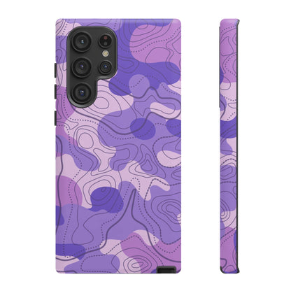 K-Factor Supply Co Ultra Violet Topo Tough Android Case Samsung Galaxy S22 Ultra