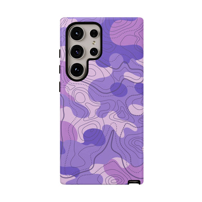 K-Factor Supply Co Ultra Violet Topo Tough Android Case Samsung Galaxy S24 Ultra