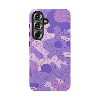 K-Factor Supply Co Ultra Violet Topo Tough Android Case Samsung Galaxy S25