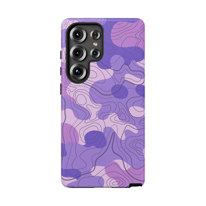 K-Factor Supply Co Ultra Violet Topo Tough Android Case Samsung Galaxy S25 Ultra