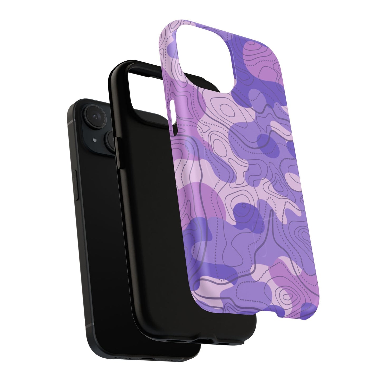K-Factor Supply Co Ultra Violet Topo Tough Magnetic iPhone Case