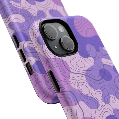 K-Factor Supply Co Ultra Violet Topo Tough Magnetic iPhone Case