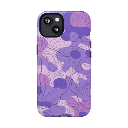 K-Factor Supply Co Ultra Violet Topo Tough Magnetic iPhone Case iPhone 13 / Matte