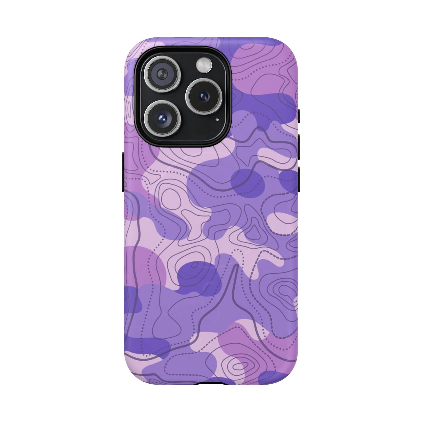 K-Factor Supply Co Ultra Violet Topo Tough Magnetic iPhone Case iPhone 15 Pro / Matte