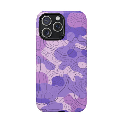 K-Factor Supply Co Ultra Violet Topo Tough Magnetic iPhone Case iPhone 15 Pro Max / Matte