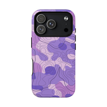 K-Factor Supply Co Ultra Violet Topo Tough Magnetic iPhone Case iPhone 17 Pro / Matte