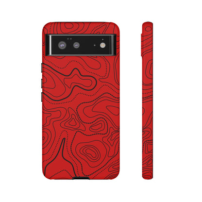 K-Factor Supply Co Volcanic Topo Tough Android Case Google Pixel 6 / Matte