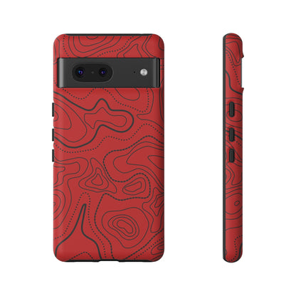 K-Factor Supply Co Volcanic Topo Tough Android Case Google Pixel 7 / Matte