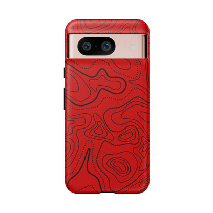 K-Factor Supply Co Volcanic Topo Tough Android Case Google Pixel 8 / Matte