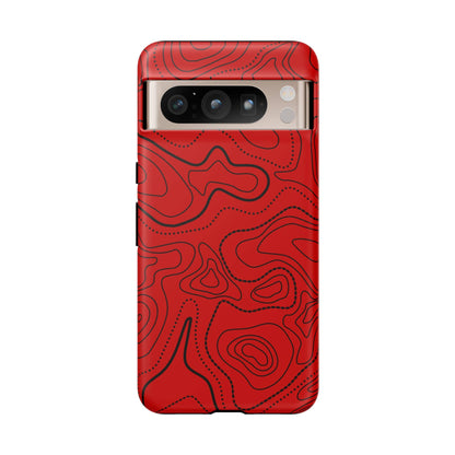 K-Factor Supply Co Volcanic Topo Tough Android Case Google Pixel 8 Pro / Matte