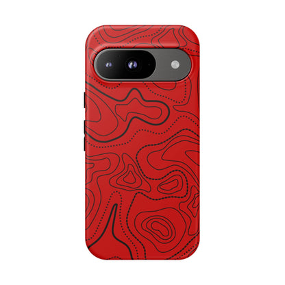 K-Factor Supply Co Volcanic Topo Tough Android Case Google Pixel 9 / Matte