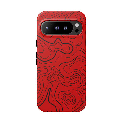 K-Factor Supply Co Volcanic Topo Tough Android Case Google Pixel 9 Pro / Matte