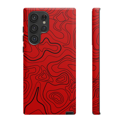 K-Factor Supply Co Volcanic Topo Tough Android Case Samsung Galaxy S22 Ultra / Matte