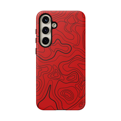 K-Factor Supply Co Volcanic Topo Tough Android Case Samsung Galaxy S24 Plus / Matte