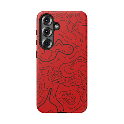 K-Factor Supply Co Volcanic Topo Tough Android Case Samsung Galaxy S25 / Matte