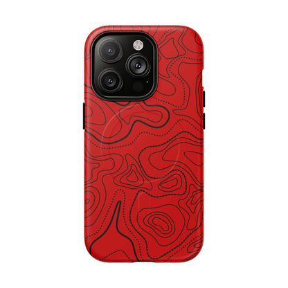 K-Factor Supply Co Volcanic Topo Tough Magnetic iPhone Case iPhone 14 Pro / Matte