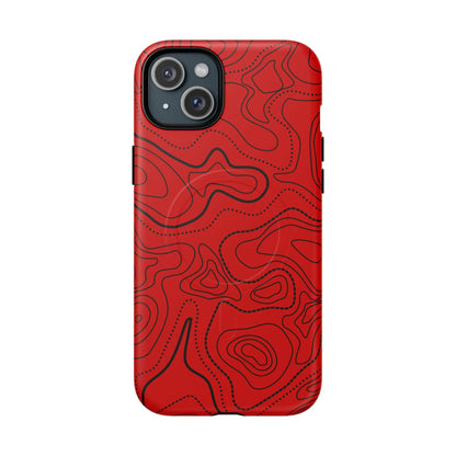 K-Factor Supply Co Volcanic Topo Tough Magnetic iPhone Case iPhone 15 Plus / Matte