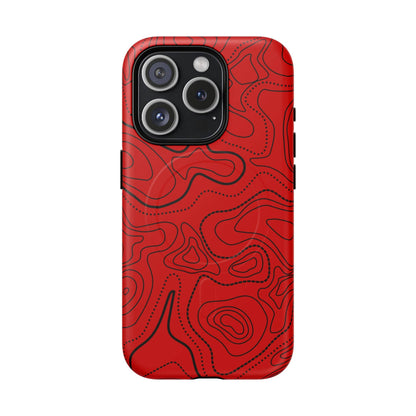 K-Factor Supply Co Volcanic Topo Tough Magnetic iPhone Case iPhone 15 Pro / Matte