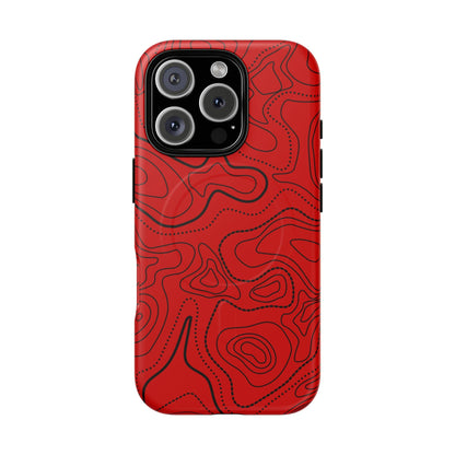 K-Factor Supply Co Volcanic Topo Tough Magnetic iPhone Case iPhone 16 Pro / Matte
