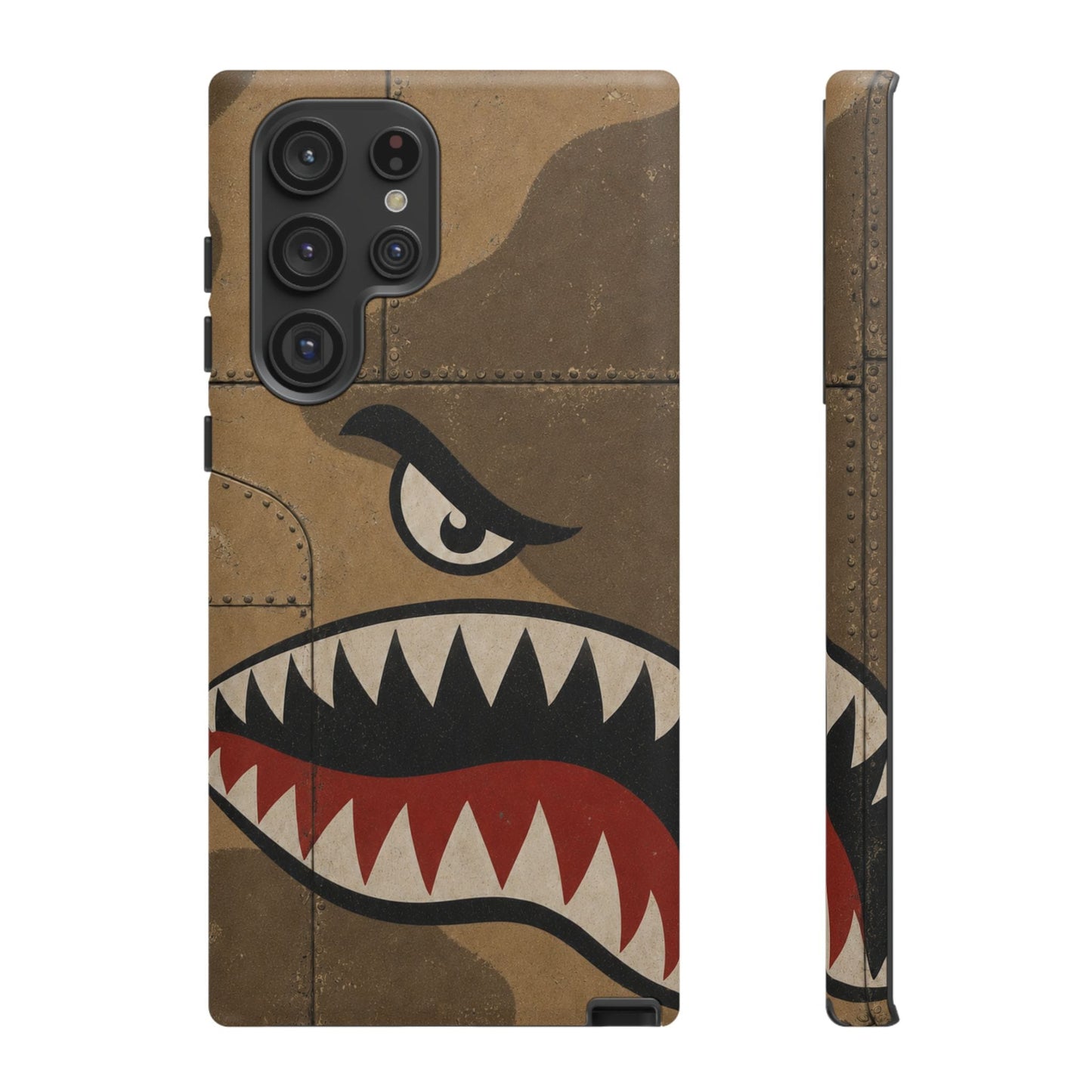 K-Factor Supply Co Warhawk (Desert Shark) Tough Android Case Samsung Galaxy S22 Ultra