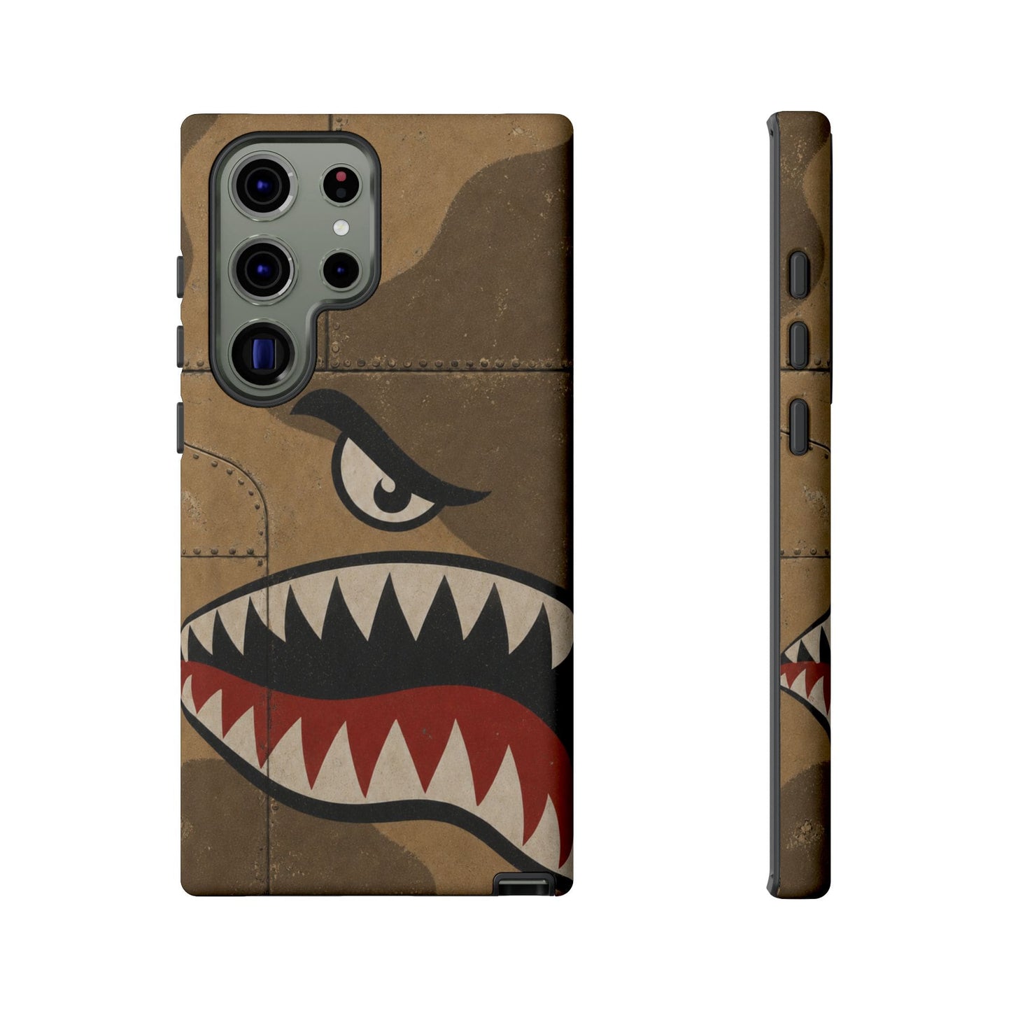 K-Factor Supply Co Warhawk (Desert Shark) Tough Android Case Samsung Galaxy S23 Ultra