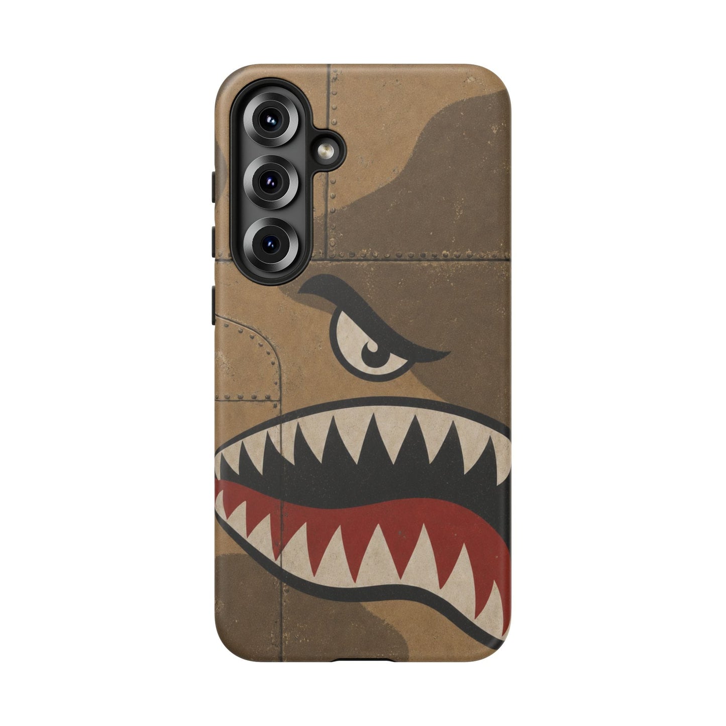 K-Factor Supply Co Warhawk (Desert Shark) Tough Android Case Samsung Galaxy S25 Plus