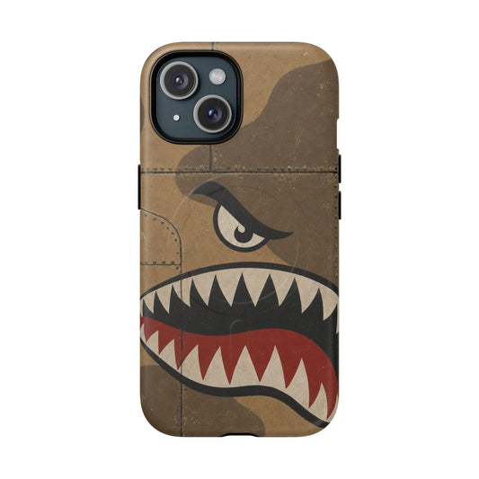 K-Factor Supply Co Warhawk (Desert Shark) Tough Magnetic iPhone Case iPhone 15 / Matte