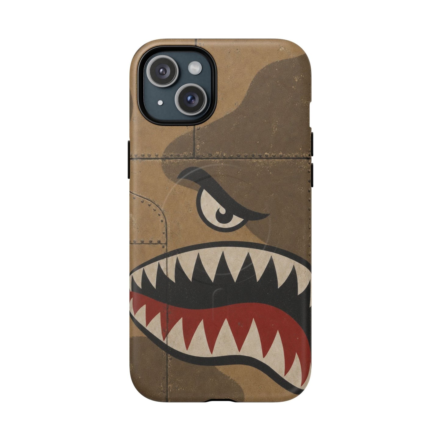 K-Factor Supply Co Warhawk (Desert Shark) Tough Magnetic iPhone Case iPhone 15 Plus