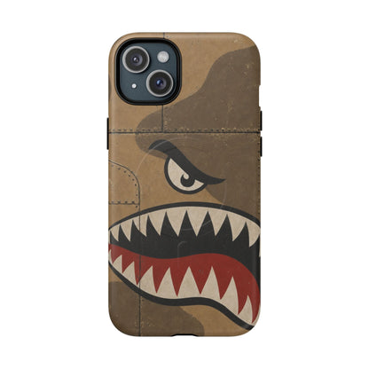 K-Factor Supply Co Warhawk (Desert Shark) Tough Magnetic iPhone Case iPhone 15 Plus