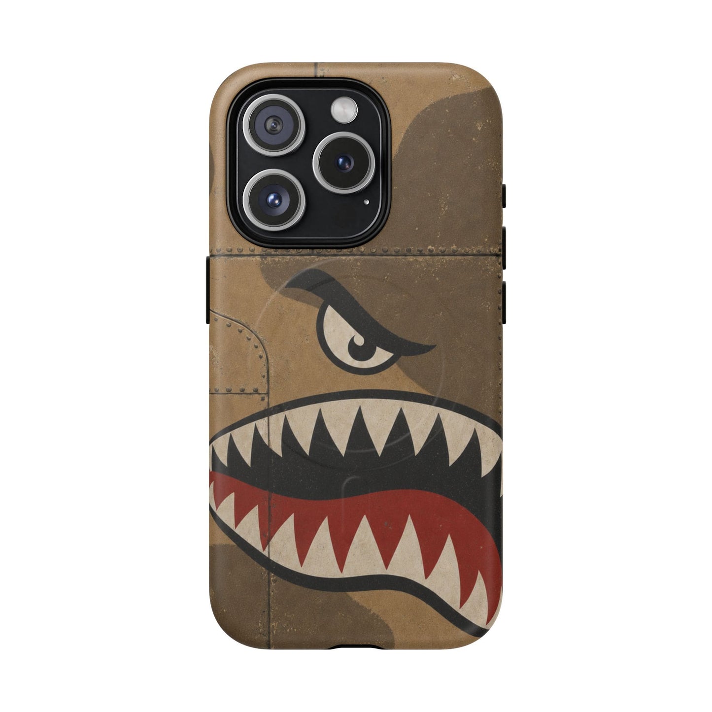 K-Factor Supply Co Warhawk (Desert Shark) Tough Magnetic iPhone Case iPhone 15 Pro