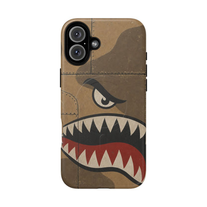 K-Factor Supply Co Warhawk (Desert Shark) Tough Magnetic iPhone Case iPhone 16 Plus