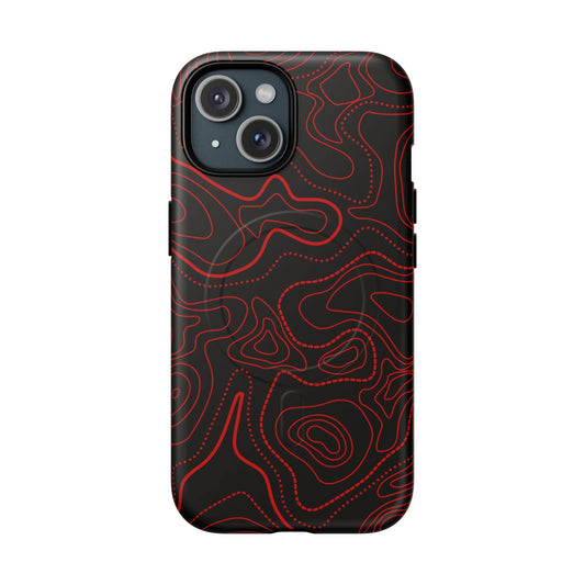 K-Factor Supply Co Widow Topo Tough Magnetic iPhone Case iPhone 15 / Matte
