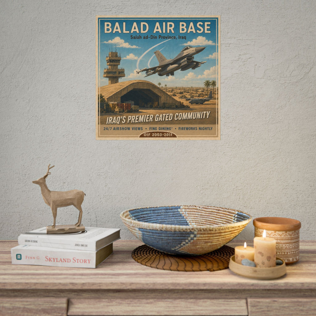 K-Factor Supply Co Balad Travel Poster