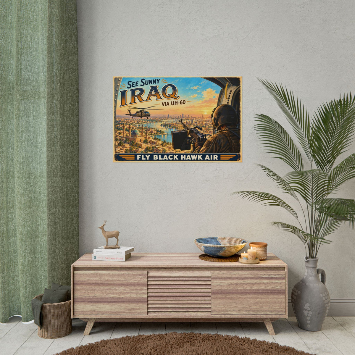 K-Factor Supply Co Black Hawk Air - Iraq Poster