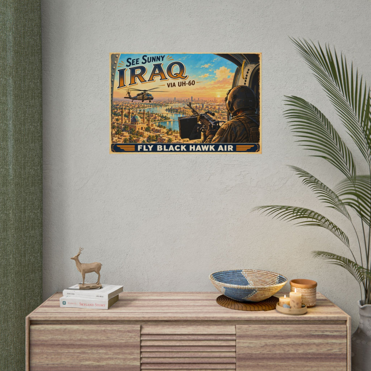 K-Factor Supply Co Black Hawk Air - Iraq Poster