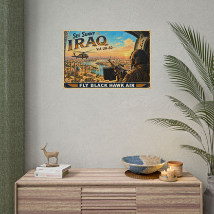 K-Factor Supply Co Black Hawk Air - Iraq Poster