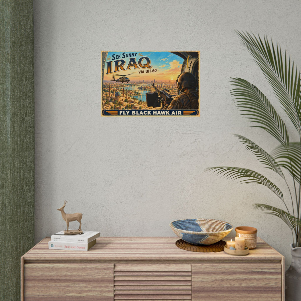 K-Factor Supply Co Black Hawk Air - Iraq Poster